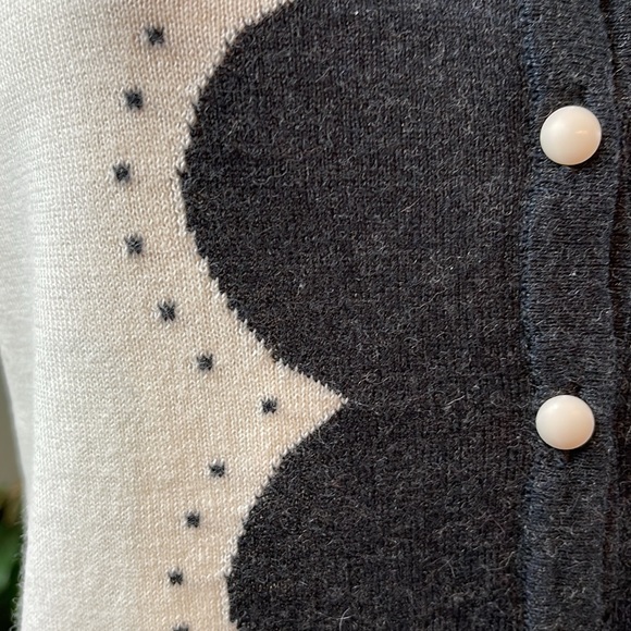 J CREW CASHMERE & COTTON BUTTON FRONT CARDIGAN - Picture 3 of 8